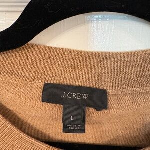 J. Crew Women’s Camel Crewneck Sweater